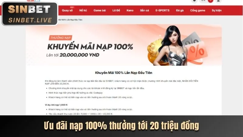 Chọn phương thức và nhập số tiền mb6666 nhà cái